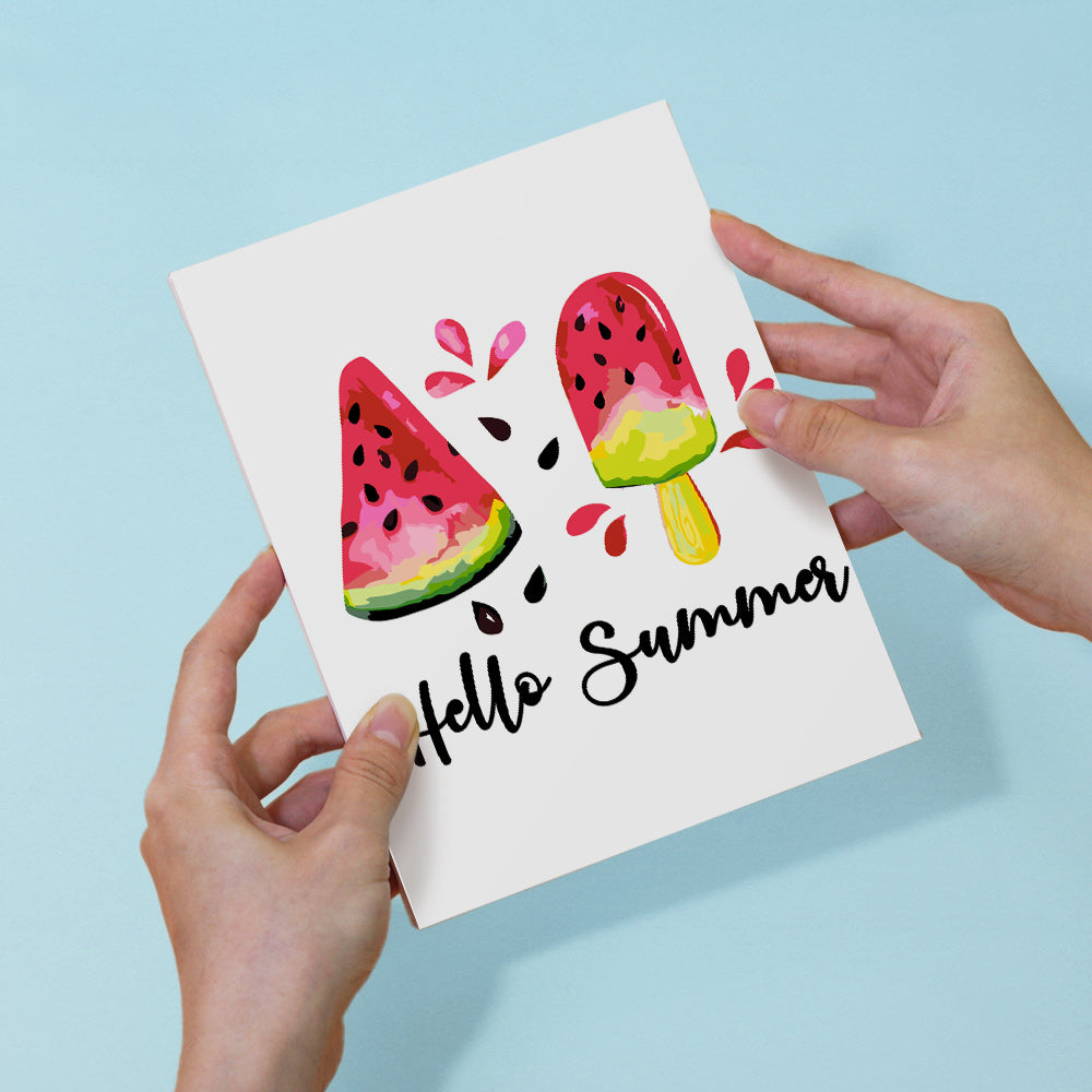 Watermelon Summer mini paint by numbers – image 27