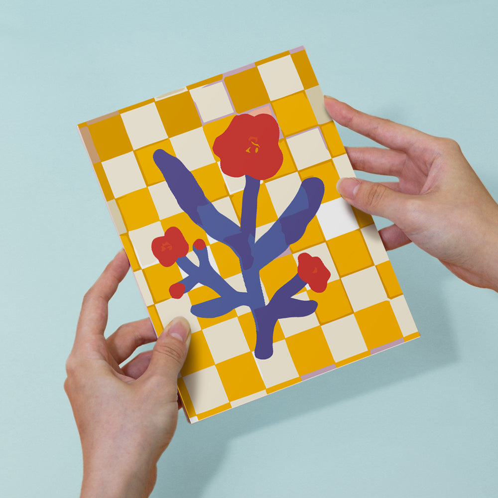 Modern Abstract Flowers mini paint by numbers – image 6