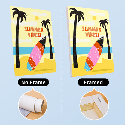 Sunset Palms and Surf Van mini paint by numbers – image 15