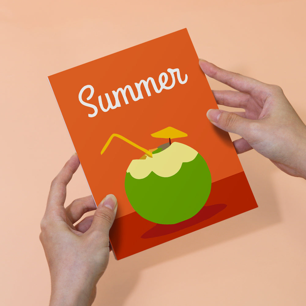 Summer Vacation Icons mini paint by numbers – image 6