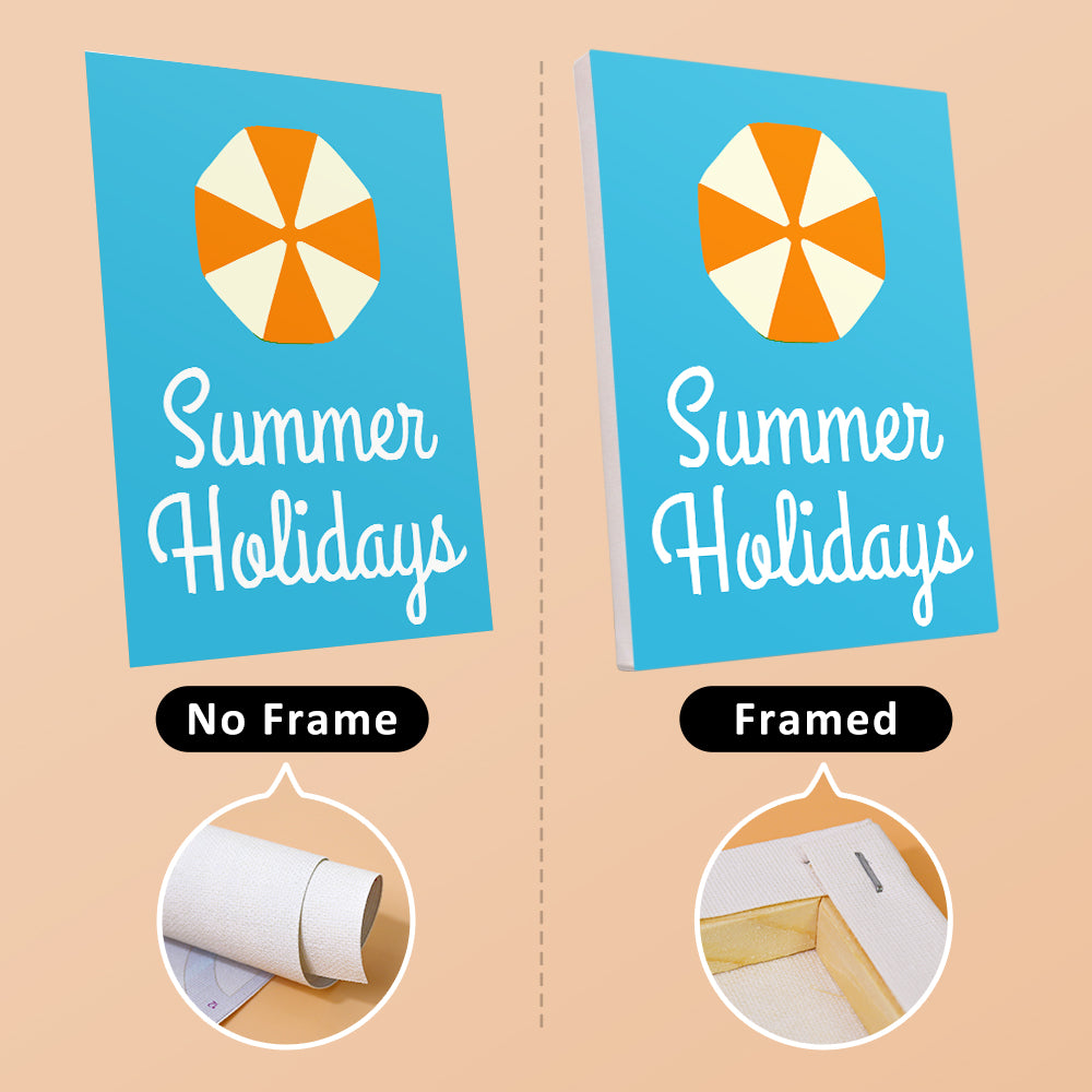 Summer Vacation Icons mini paint by numbers – image 13