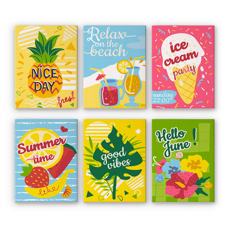 Summer Vibes Poster mini paint by numbers – image 7