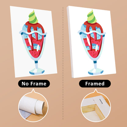 Ice Cream Sundaes mini paint by numbers – image 13