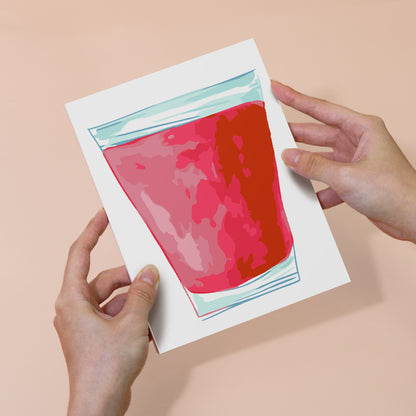 Abstract Cocktail Glasses mini paint by numbers – image 6