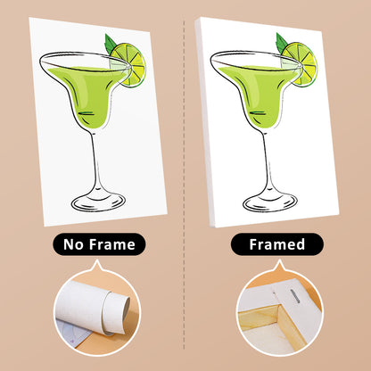 Bright Cocktail Glasses mini paint by numbers – image 13