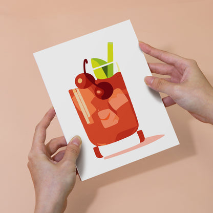 Retro Mixed Drinks mini paint by numbers – image 6