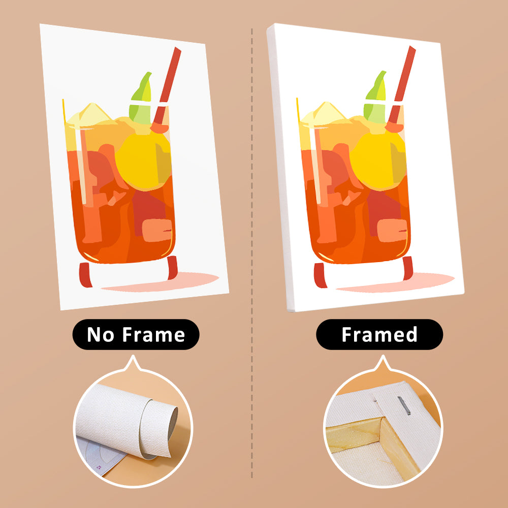 Retro Mixed Drinks mini paint by numbers – image 13