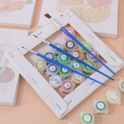 Garden Fresh Pressed Juices mini paint by numbers – image 2