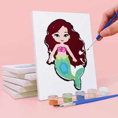 Fairy Tale Princesses mini paint by numbers – image 3