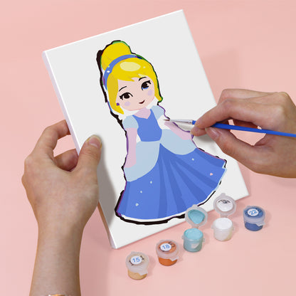Fairy Tale Princesses mini paint by numbers – image 5