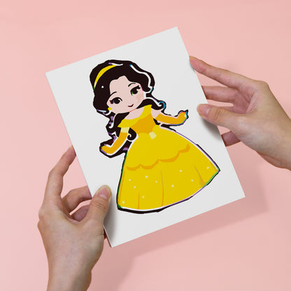 Fairy Tale Princesses mini paint by numbers – image 6