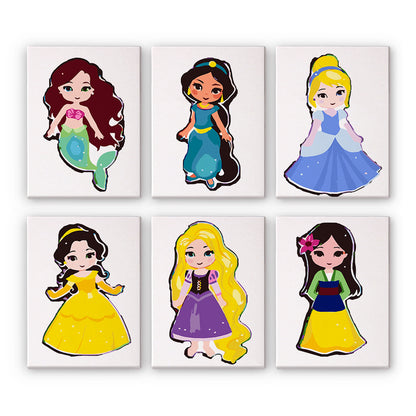 Fairy Tale Princesses mini paint by numbers – image 7