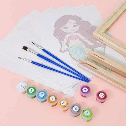 Fairy Tale Princesses mini paint by numbers – image 11