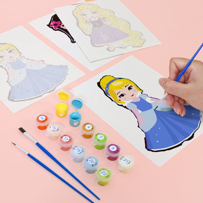 Fairy Tale Princesses mini paint by numbers – image 12