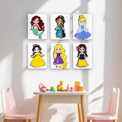 Fairy Tale Princesses mini paint by numbers – image 15