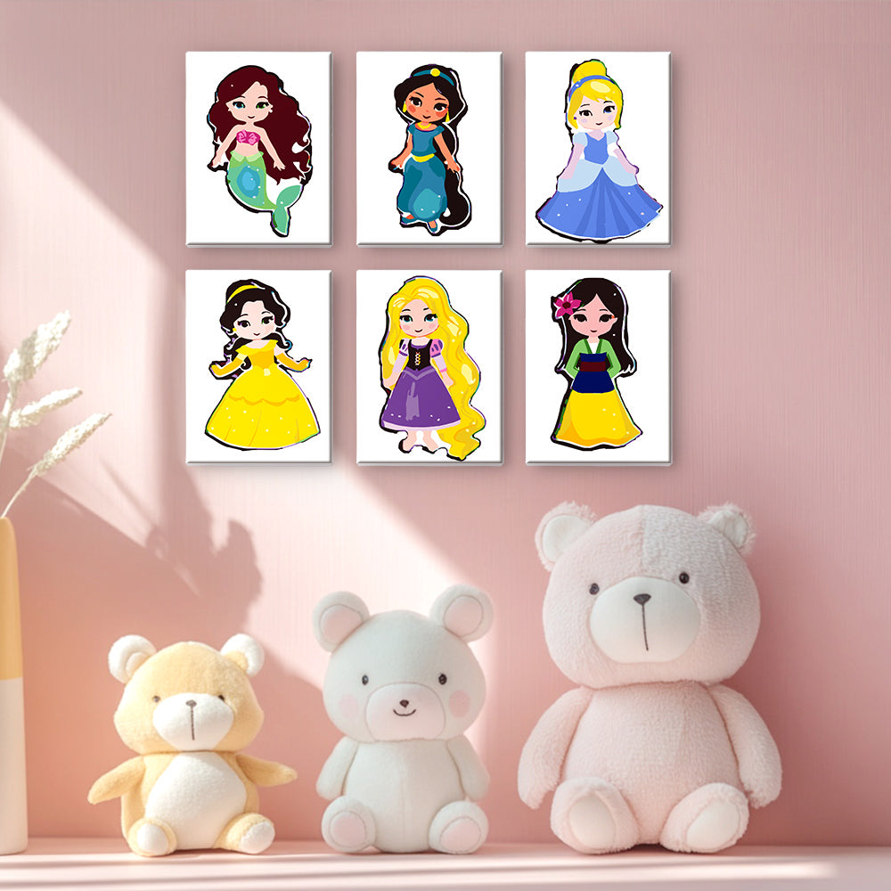 Fairy Tale Princesses mini paint by numbers – image 16