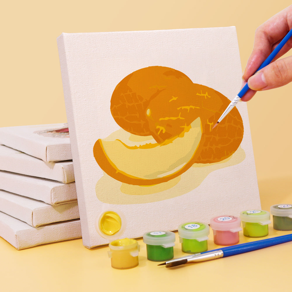 Colorful Fresh Fruit mini paint by numbers – image 3