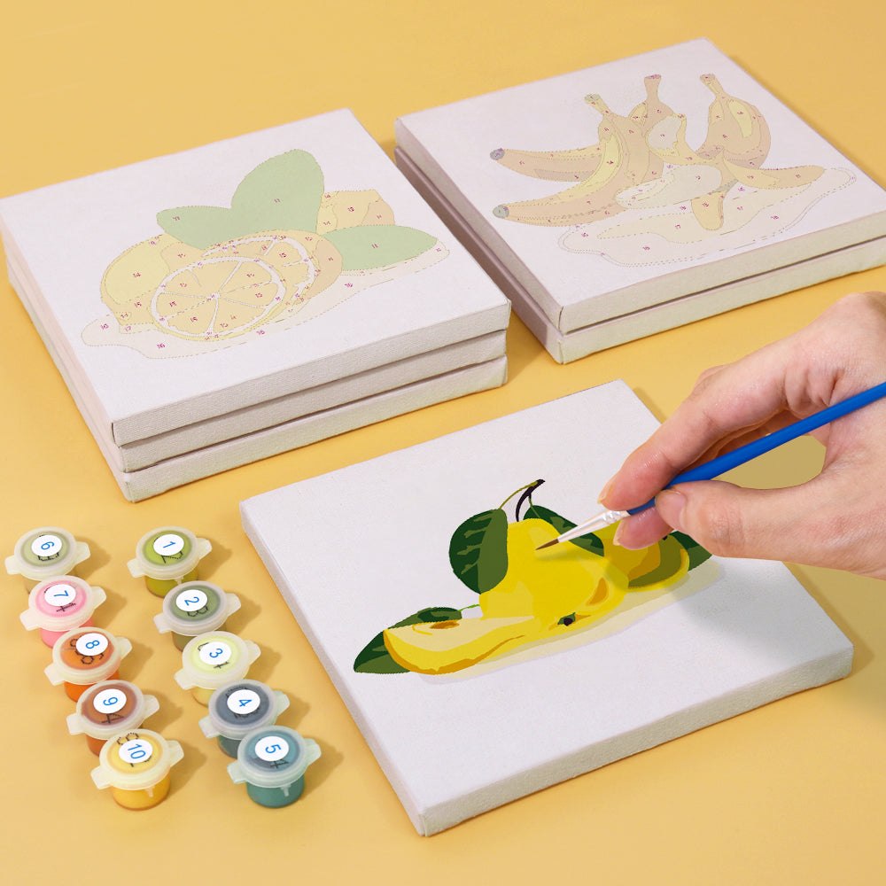 Colorful Fresh Fruit mini paint by numbers – image 4