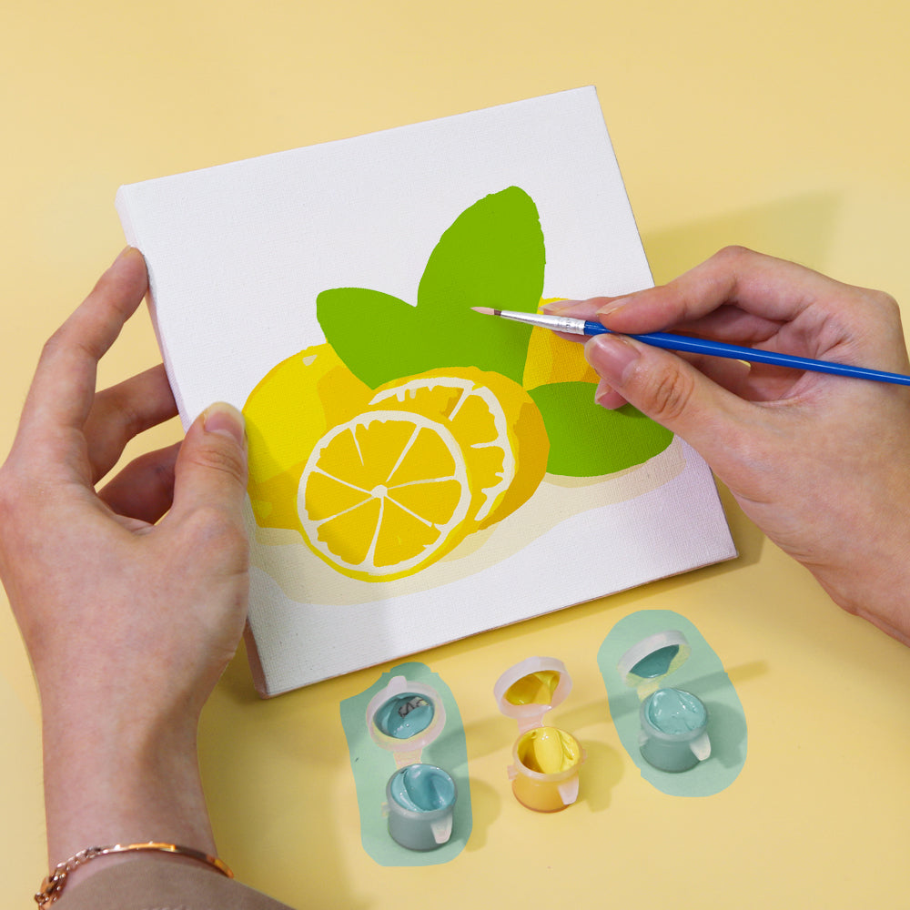 Colorful Fresh Fruit mini paint by numbers – image 5