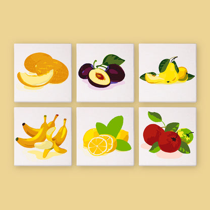 Colorful Fresh Fruit mini paint by numbers – image 6