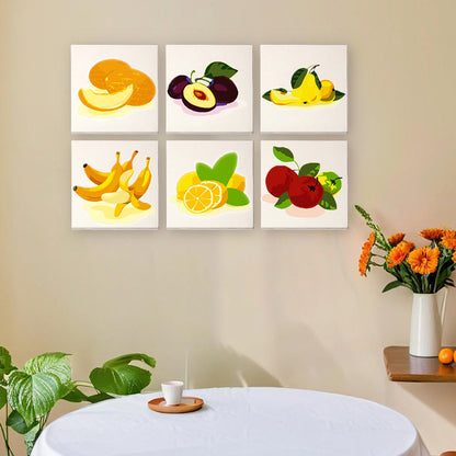 Colorful Fresh Fruit mini paint by numbers – image 11