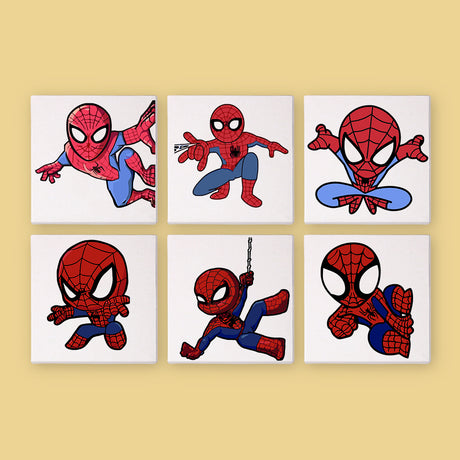 Web Slinging Superhero mini paint by numbers – image 6