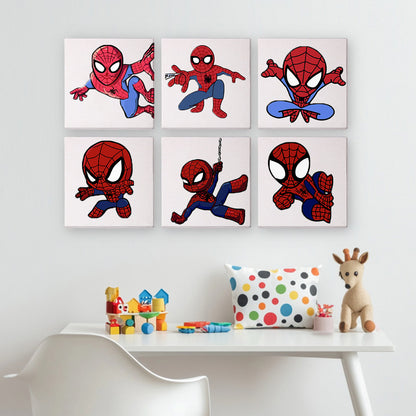 Web Slinging Superhero mini paint by numbers – image 10