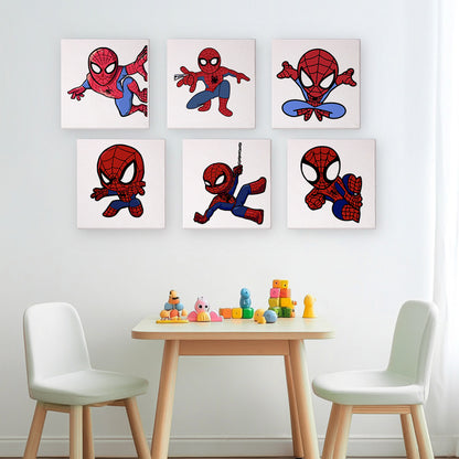 Web Slinging Superhero mini paint by numbers – image 11