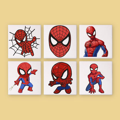 Web Hero Action Poses mini paint by numbers – image 6