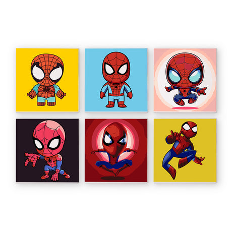 Chibi Web Hero mini paint by numbers – image 7