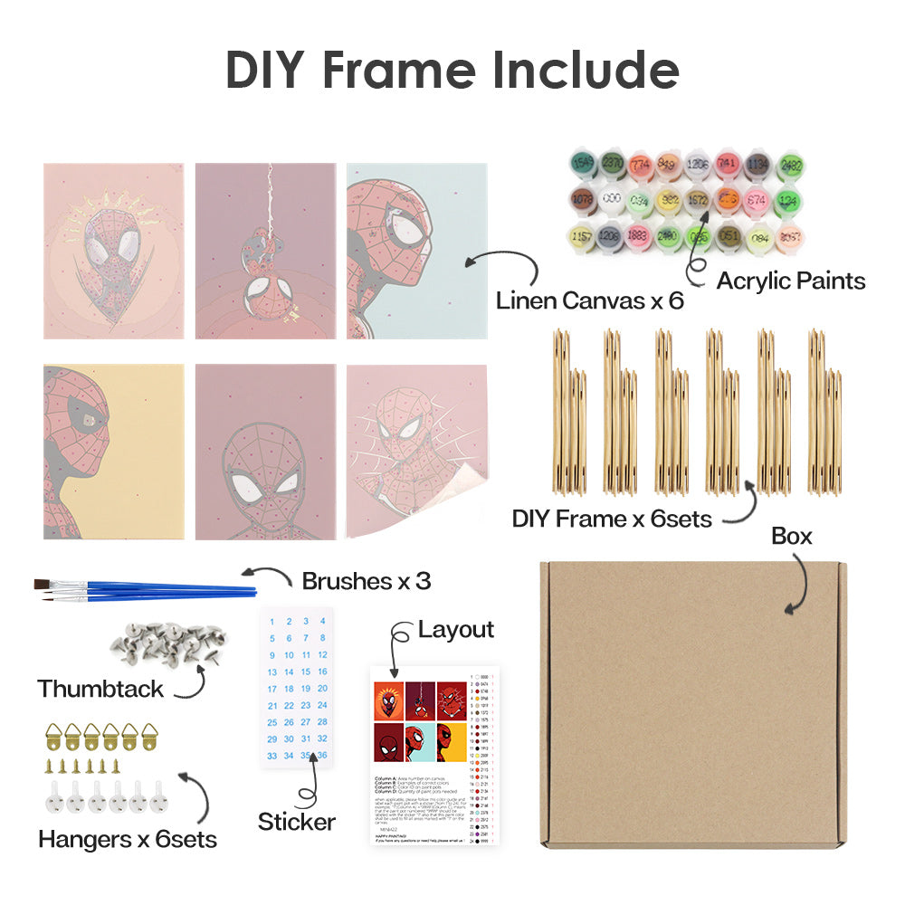 Web Hero Portraits mini paint by numbers – image 18