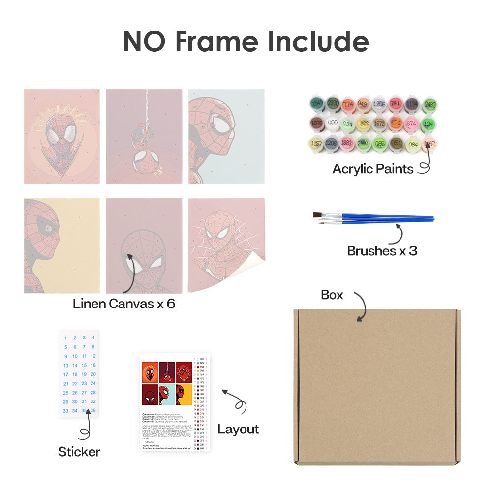 Web Hero Portraits mini paint by numbers – image 19