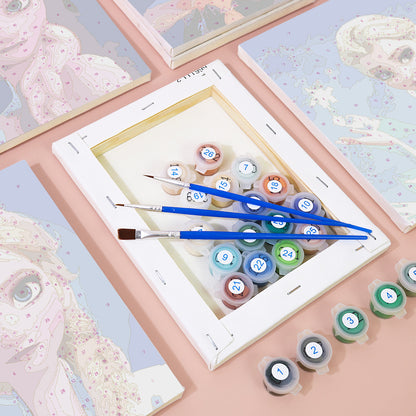 Ice Princess Sisters mini paint by numbers – image 3