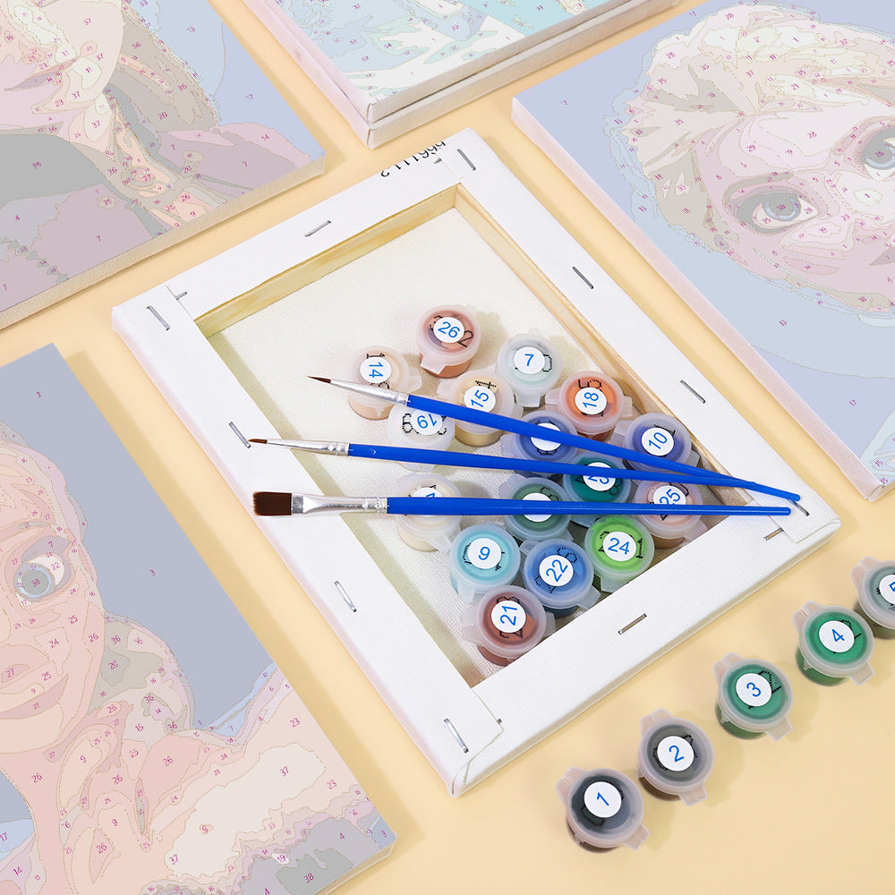 Ice Princess Sisters mini paint by numbers – image 4