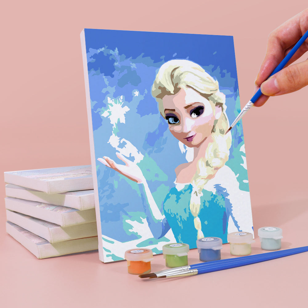 Ice Princess Sisters mini paint by numbers – image 5
