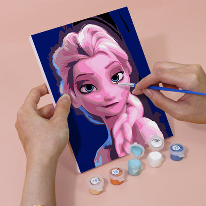 Ice Princess Sisters mini paint by numbers – image 9