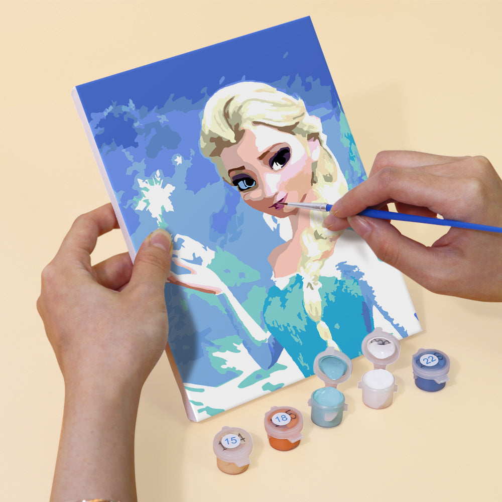 Ice Princess Sisters mini paint by numbers – image 10