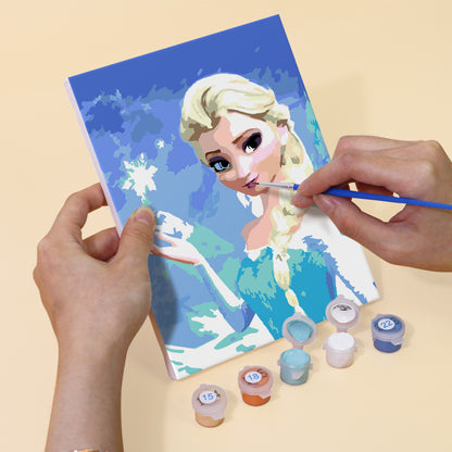 Ice Princess Sisters mini paint by numbers – image 10