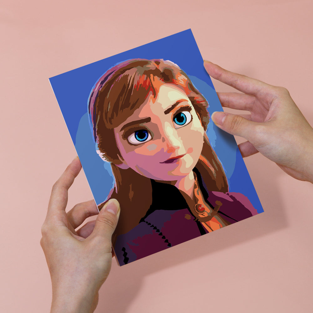 Ice Princess Sisters mini paint by numbers – image 11
