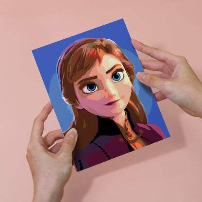 Ice Princess Sisters mini paint by numbers – image 11