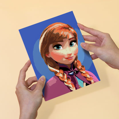 Ice Princess Sisters mini paint by numbers – image 12