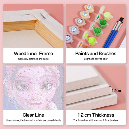 Ice Princess Sisters mini paint by numbers – image 18
