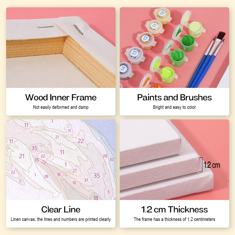 Ice Princess Sisters mini paint by numbers – image 19