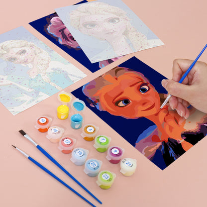 Ice Princess Sisters mini paint by numbers – image 23