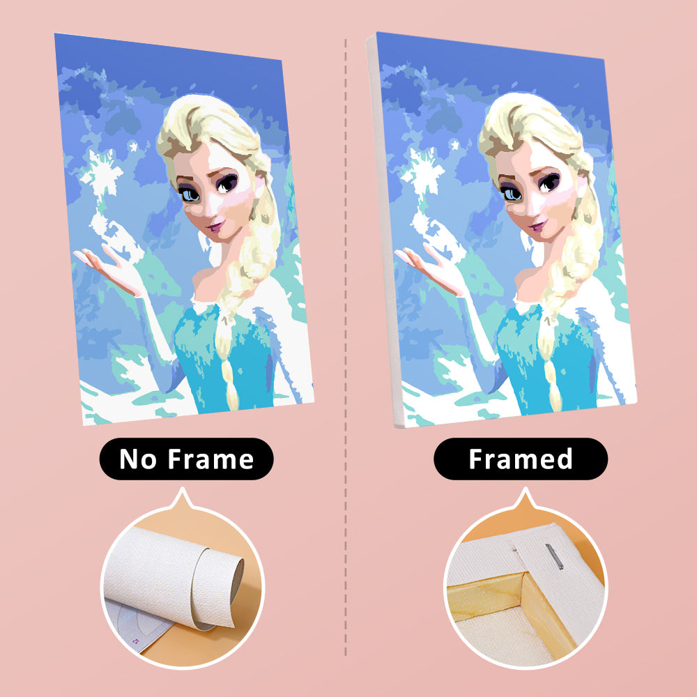Ice Princess Sisters mini paint by numbers – image 24