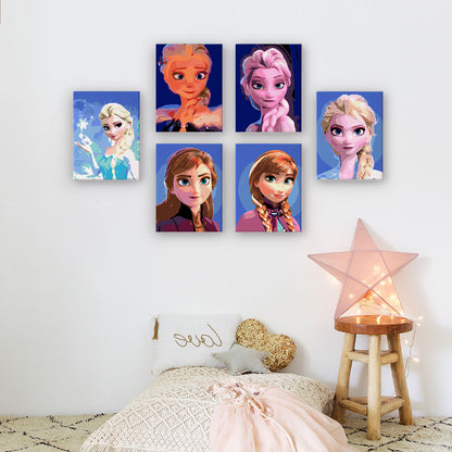 Ice Princess Sisters mini paint by numbers – image 25