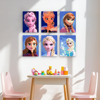 Ice Princess Sisters mini paint by numbers – image 27