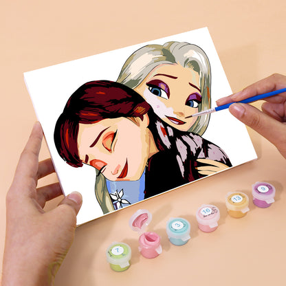 Ice Princess Sister Moments mini paint by numbers – image 5
