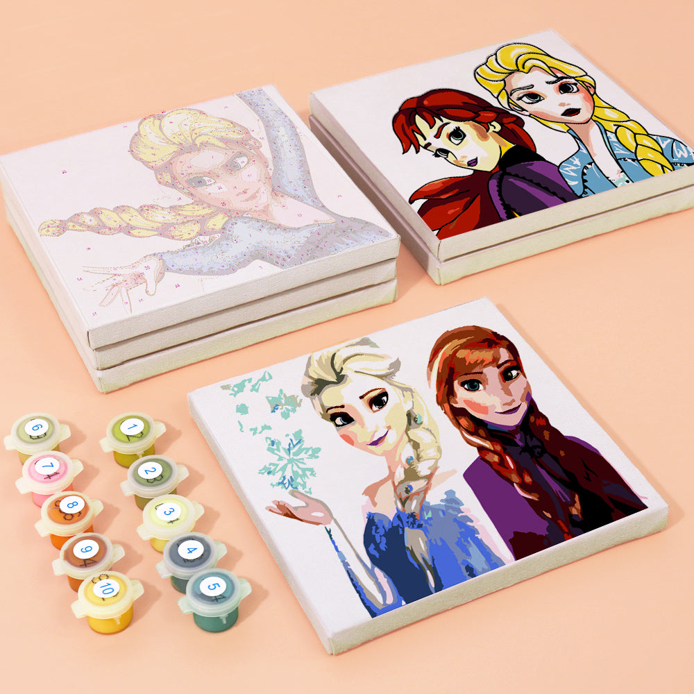 Ice Princess Sister Moments mini paint by numbers – image 7