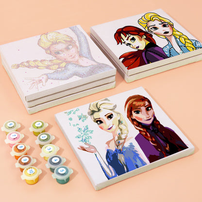 Ice Princess Sister Moments mini paint by numbers – image 7